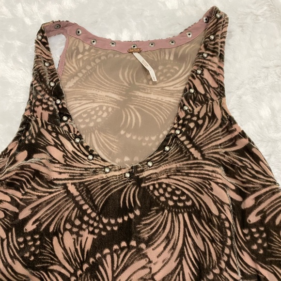 Free People Ellie burnout dress black combo XS - Picture 8 of 8